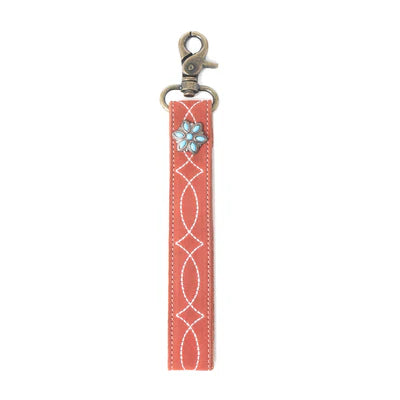 Leather & Hairon Key Fob