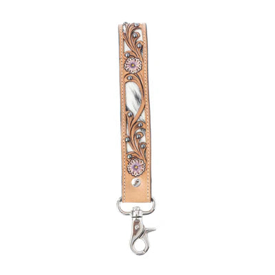 Leather & Hairon Key Fob