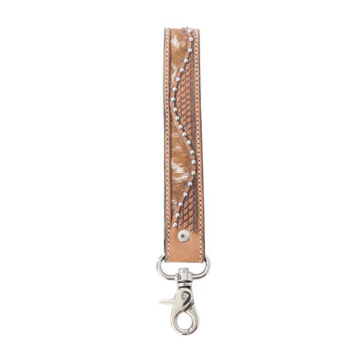 Leather & Hairon Key Fob