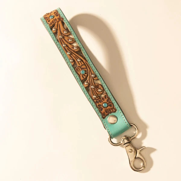 Leather & Hairon Key Fob