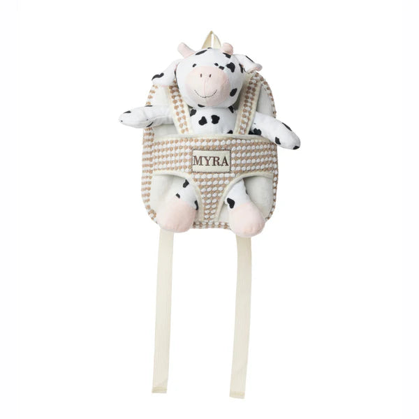 MiniMoozie Kids' Backpack in Blush White