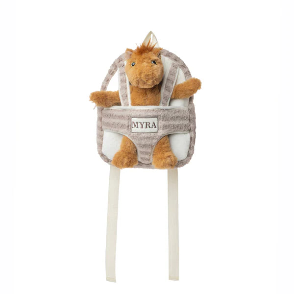 WhinnyPal Kids' Backpack in Toffee Brown