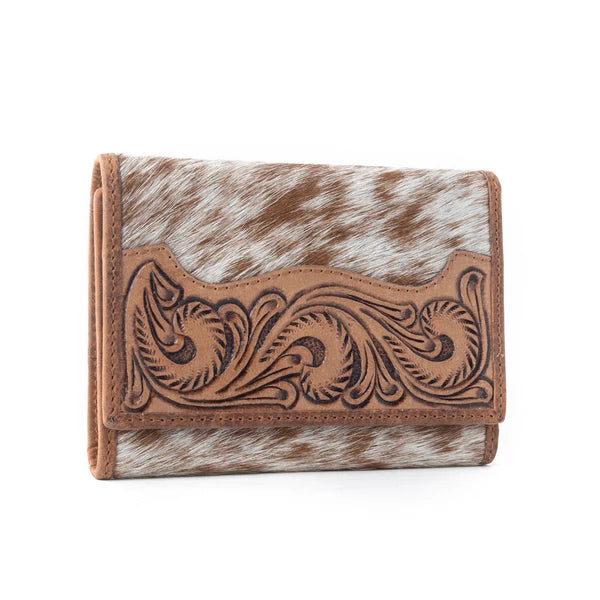 Myra Dune Wave Trail Credit Card Holder in Brindle Ivory