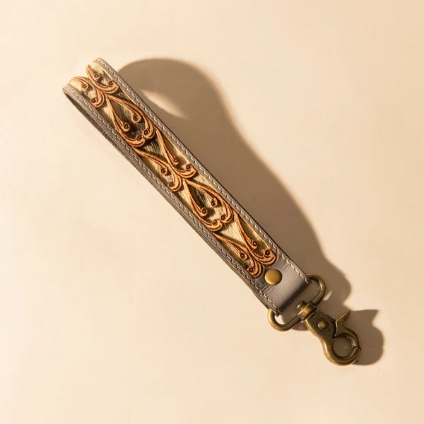 Leather & Hairon Key Fob
