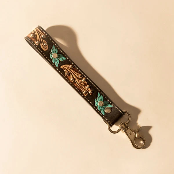Leather & Hairon Key Fob