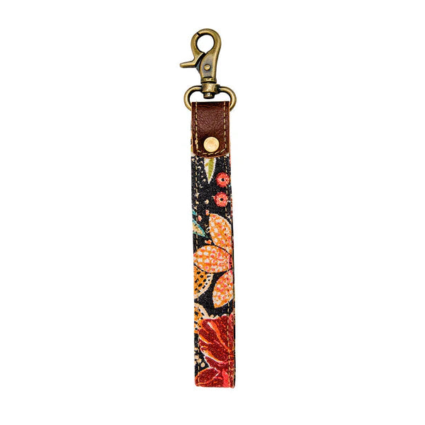Leather & Hairon Key Fob