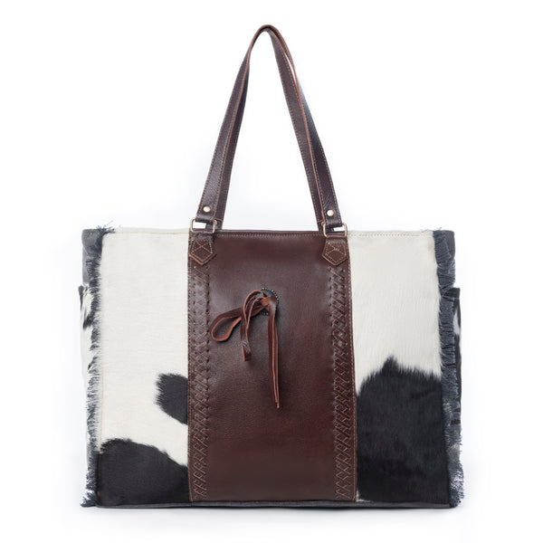 Rosalinda Cross Stitched Weekender Bag