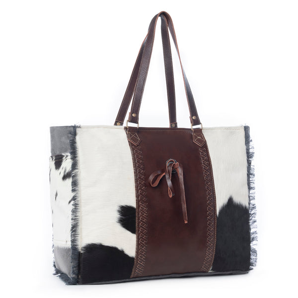 Rosalinda Cross Stitched Weekender Bag