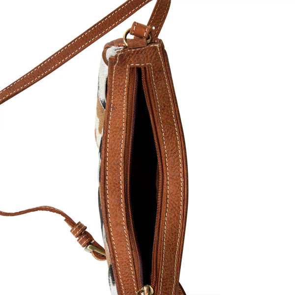 Pecos Rising Weave Pattern Swoop Bottom Bag