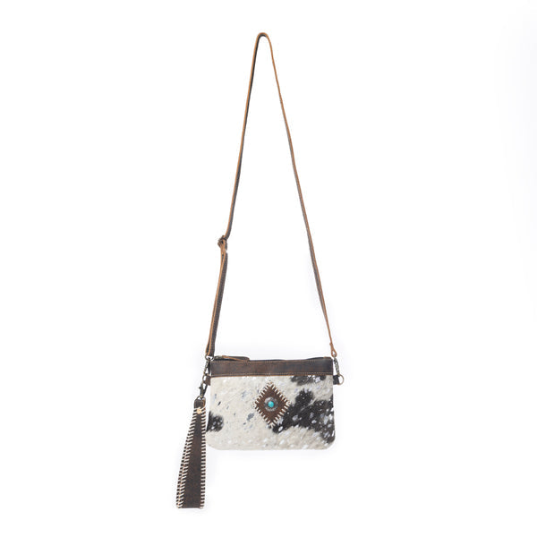 Eye of the Goddess Crossbody Bag in Black