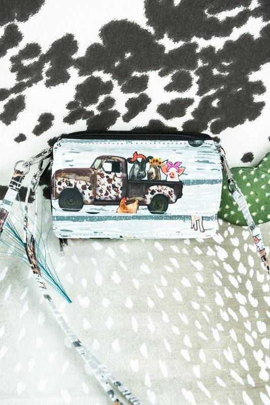Clucking Good Time Crossbody Clutch