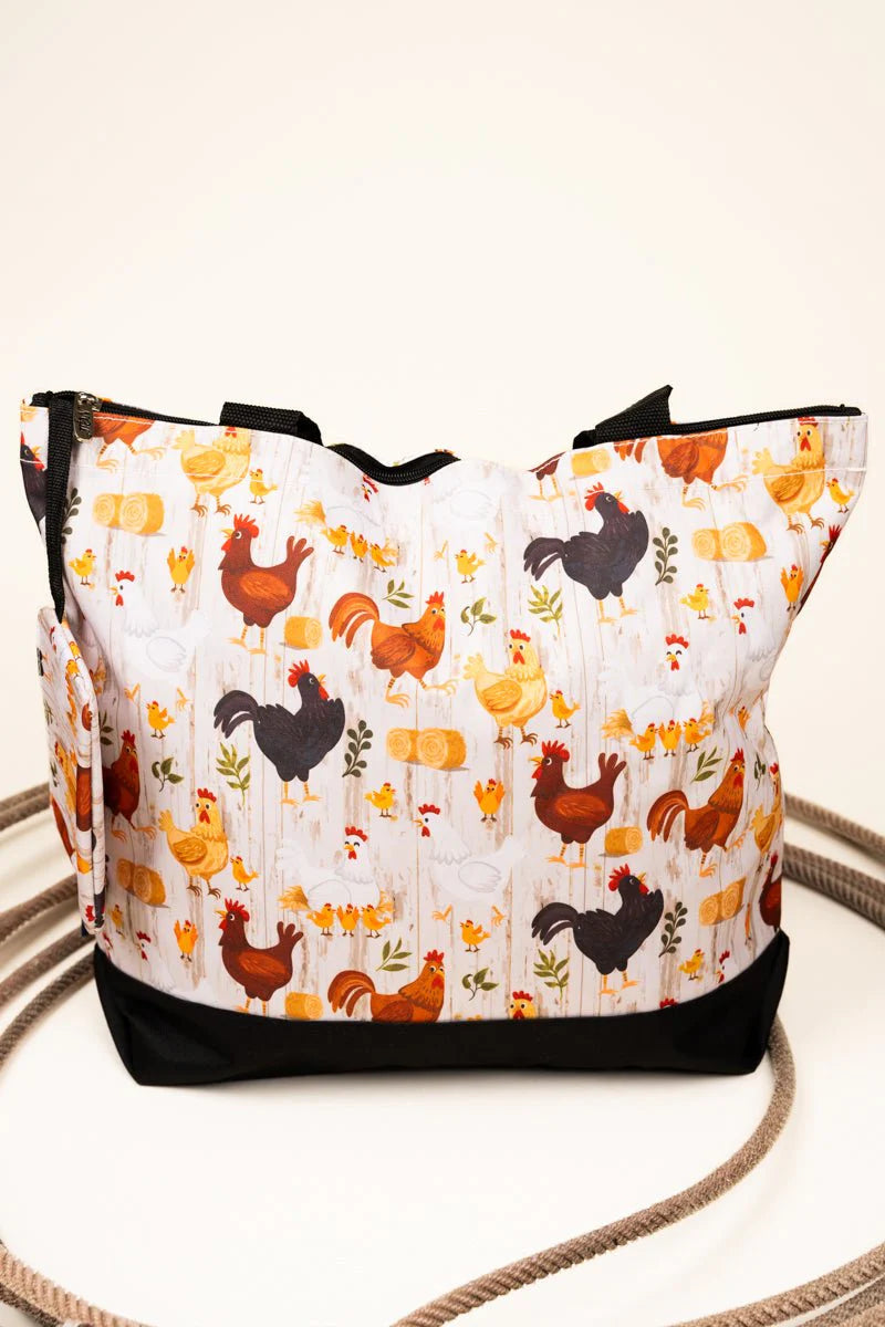 Rule the Roost Shoulder Tote Bag