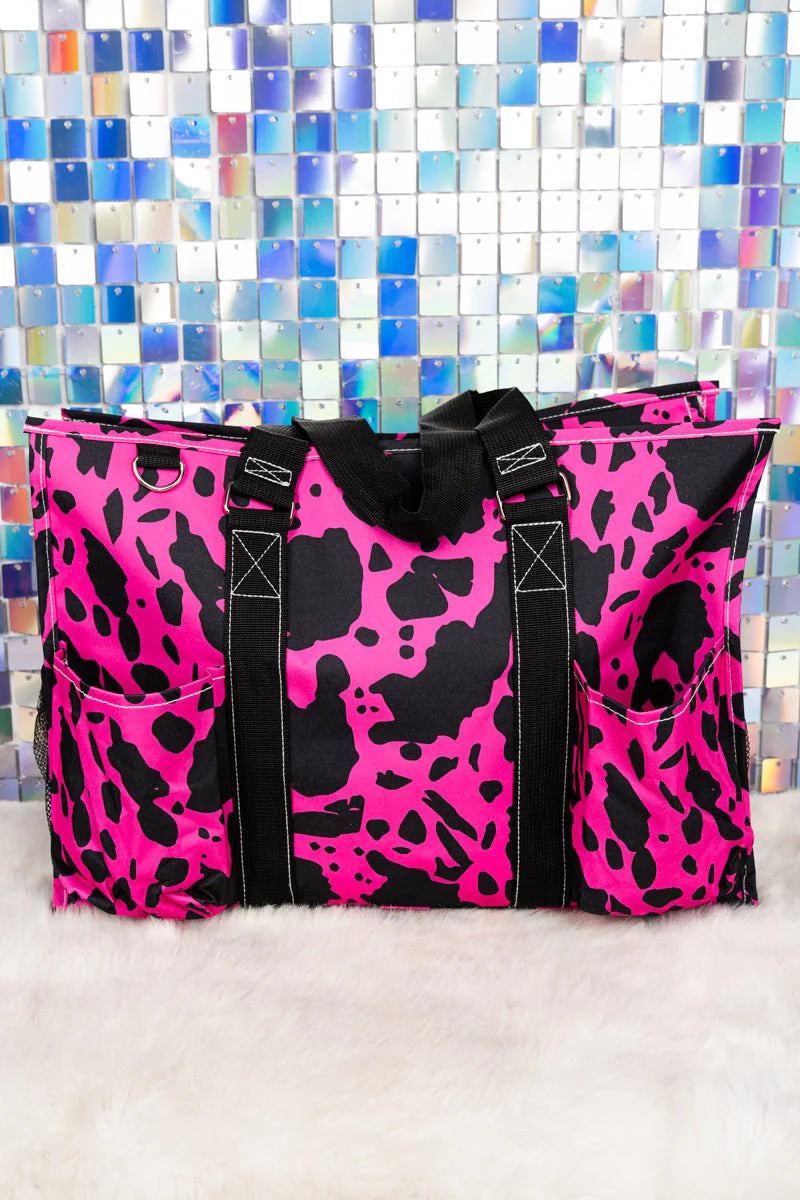 Milkin' It with Black Trim Large Organizer Tote