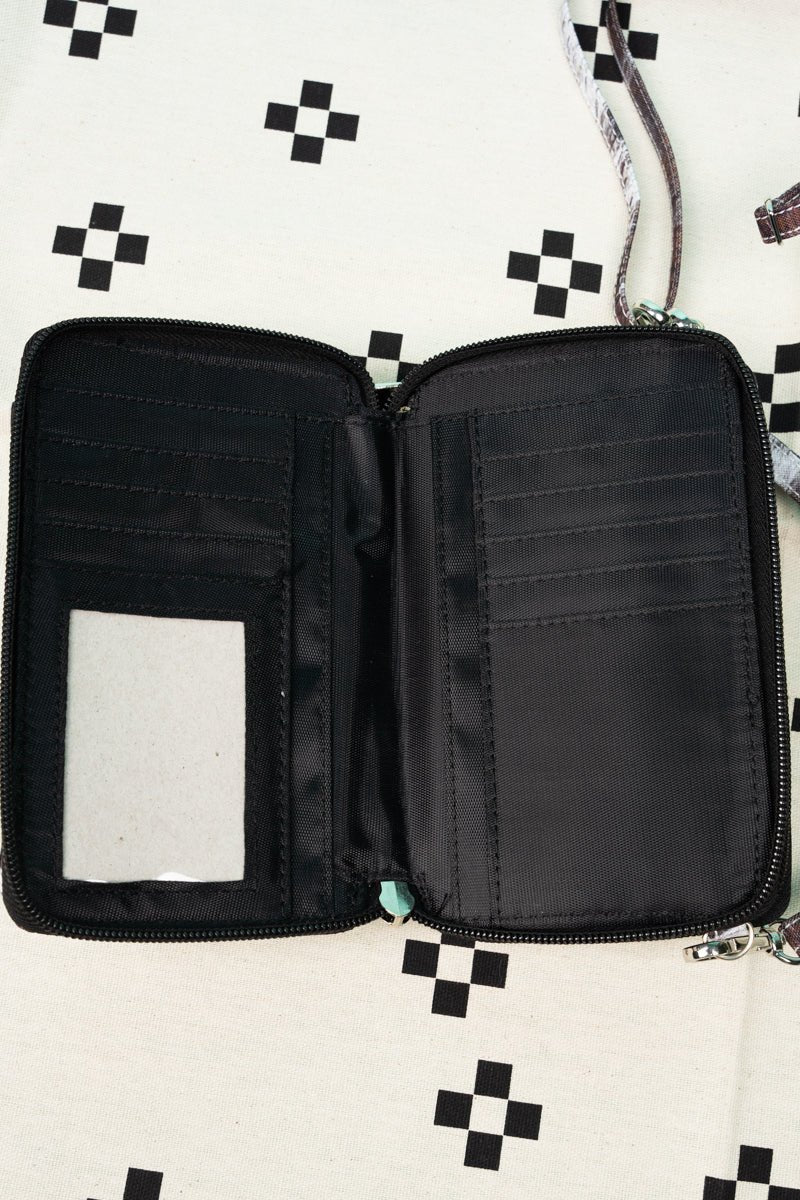 Moosic to My Ears Crossbody Clutch