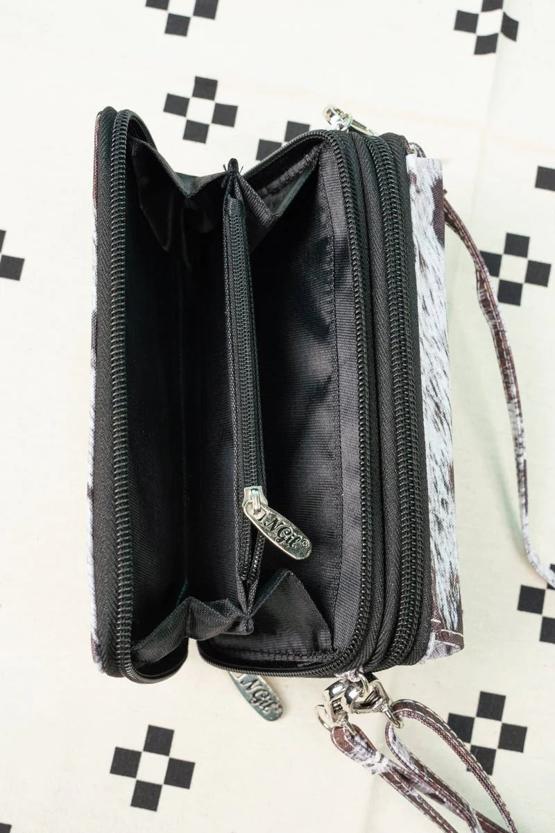 Moosic to My Ears Crossbody Clutch