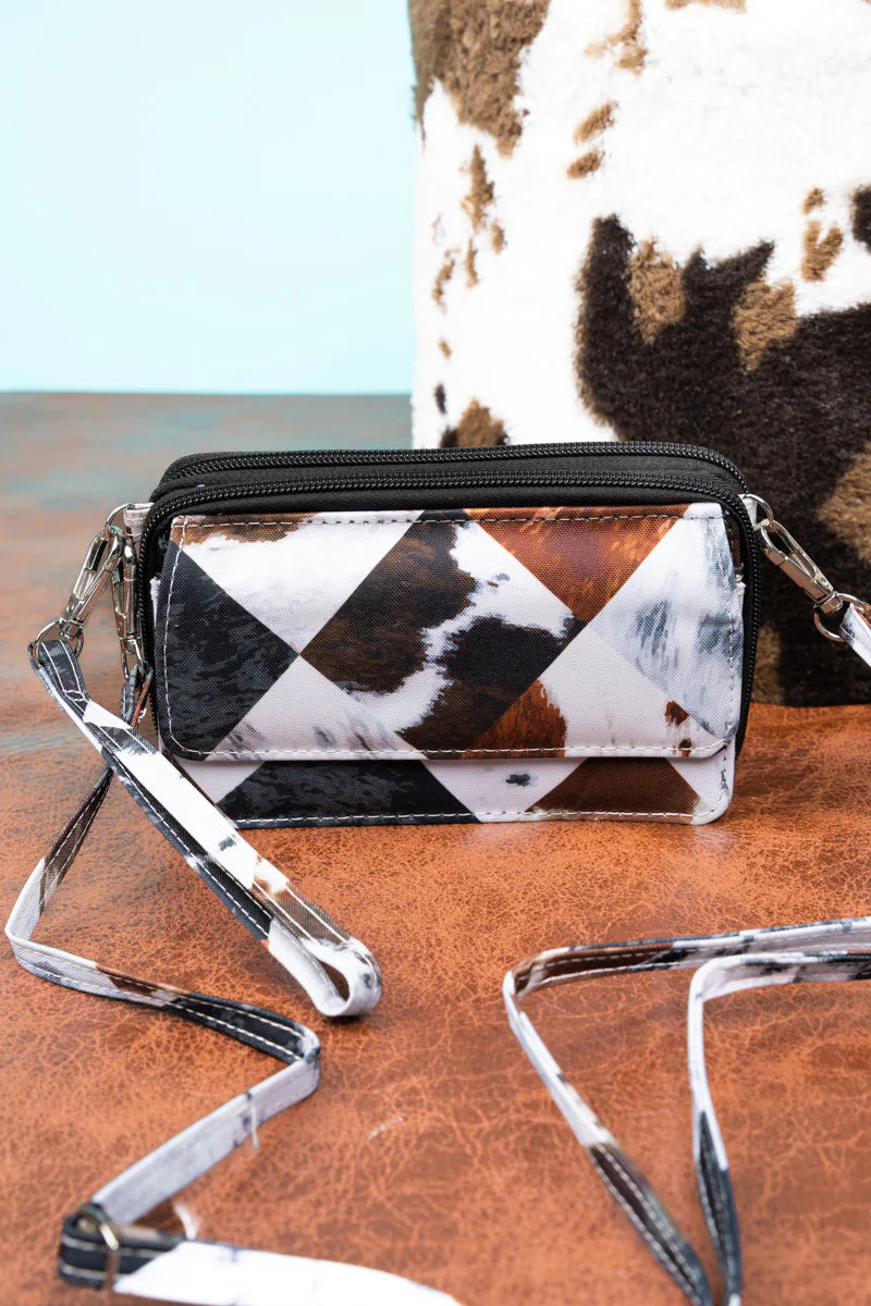 Patchwork Patsy Crossbody Clutch