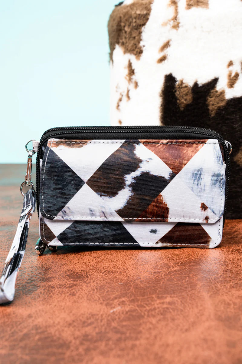 Patchwork Patsy Crossbody Clutch