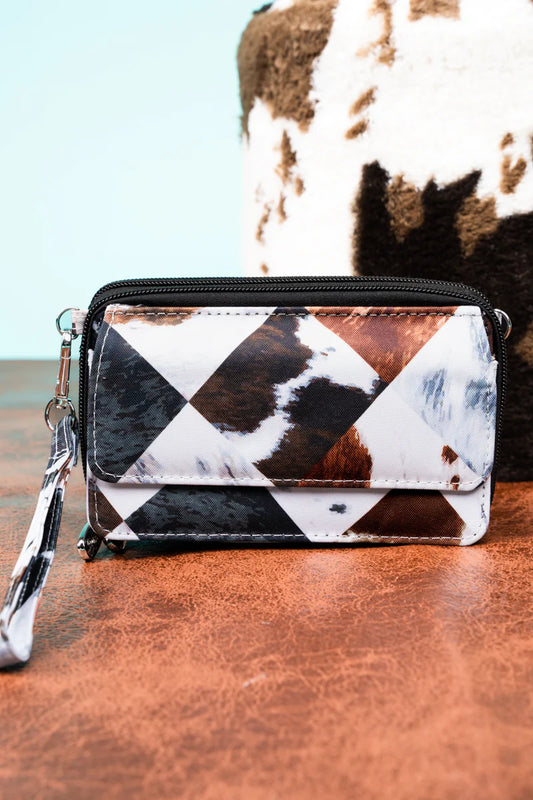 Patchwork Patsy Crossbody Clutch