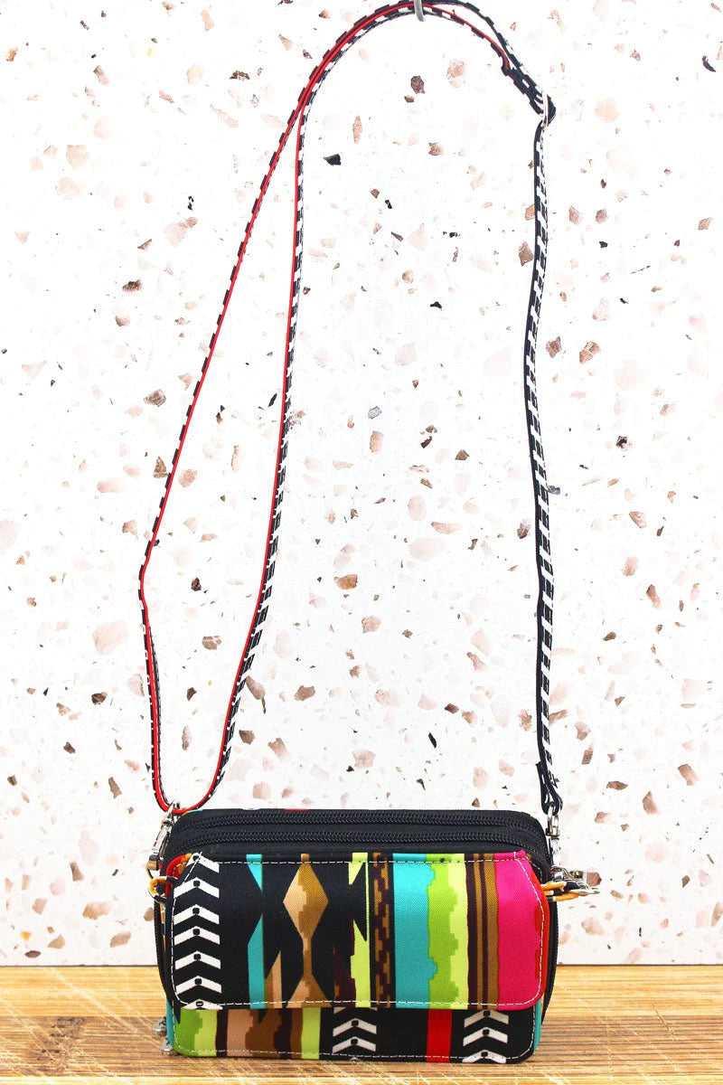 San Jose Serape Crossbody Clutch