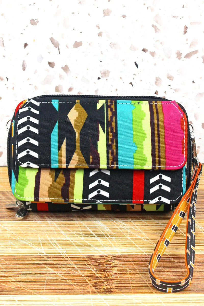 San Jose Serape Crossbody Clutch