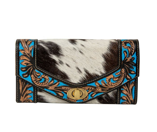 Night Gaze Hand-tooled Wallet