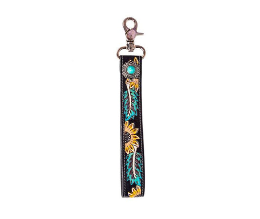 Leather & Hairon Key Fob