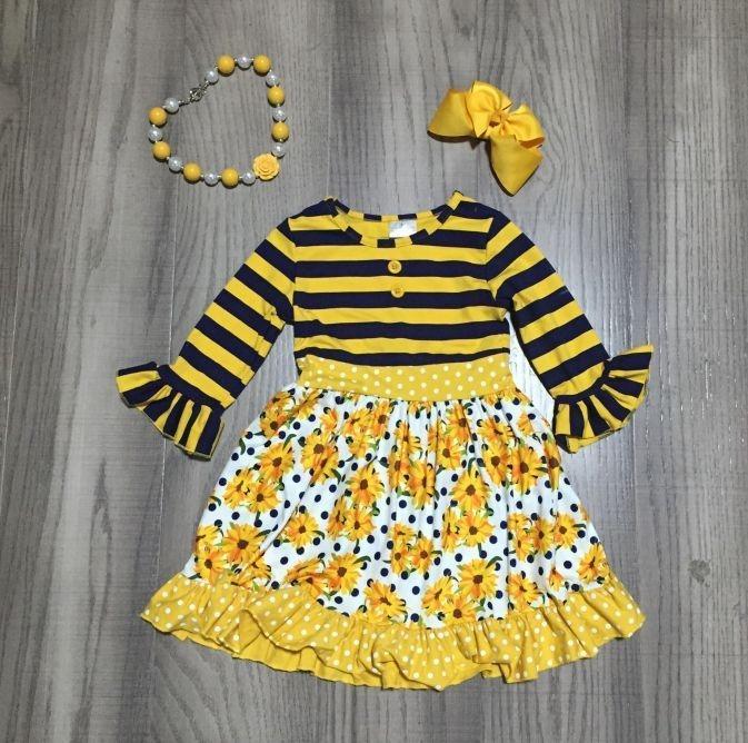 Sunny Sunflower Dress
