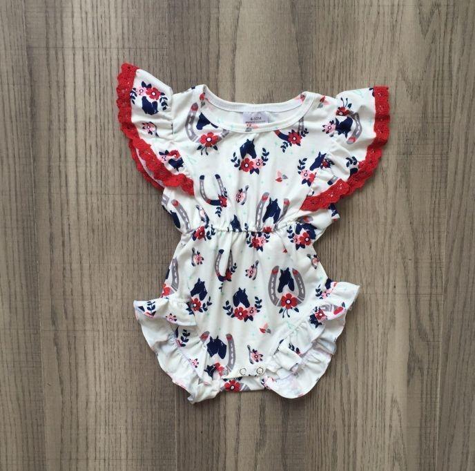 Run for the Roses Romper