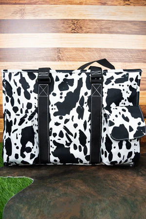 Deja Moo Large Organizer Tote