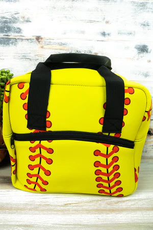 Softball Laces Neoprene Mini Duffle