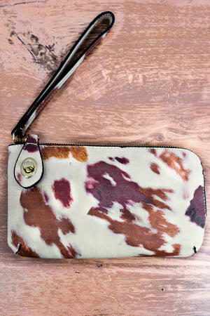 Til the Cows Come Home Crossbody Clutch Wallet