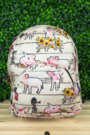 Getting Piggy With It Small Backpack