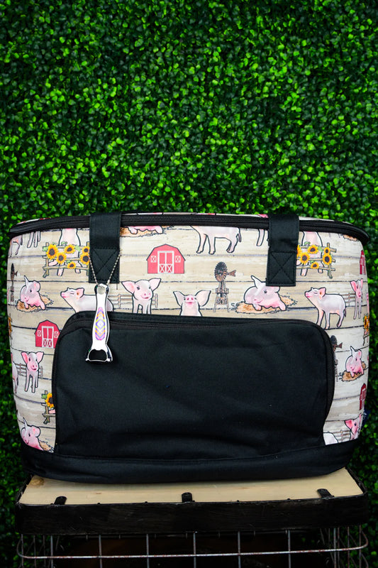 Getting Piggy With It Cooler Tote
