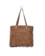Multi Patch Cowhide Tote Bag