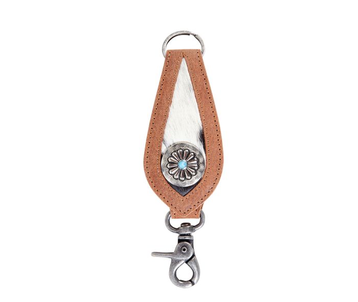 Leather & Hairon Key Fobs