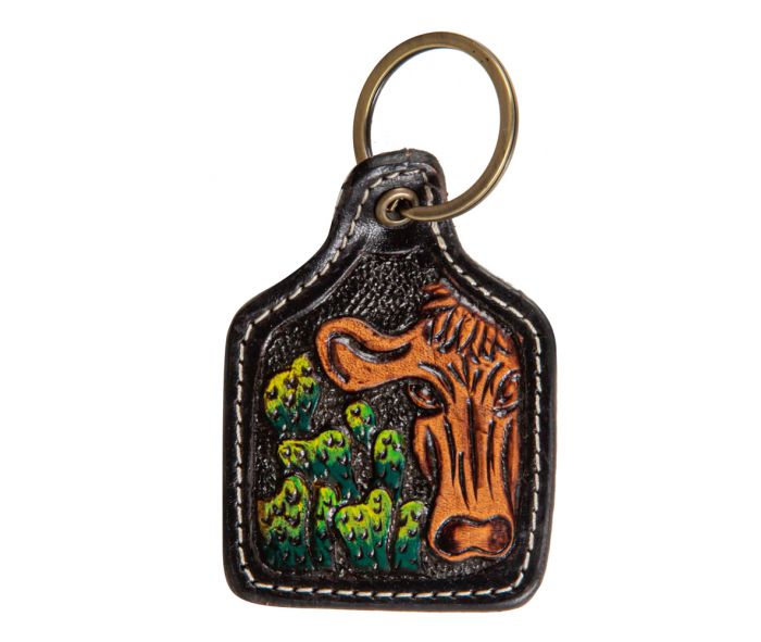 Leather Tag Keychains