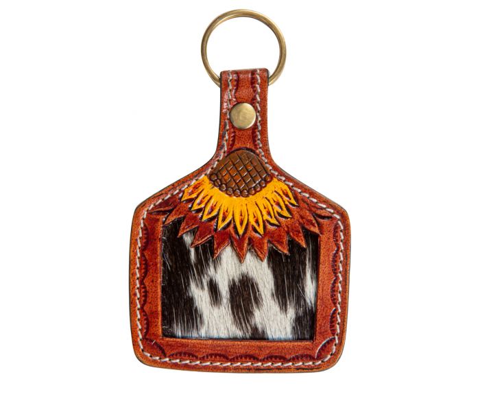 Leather Tag Keychains