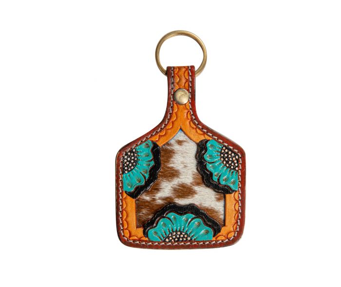 Leather Tag Keychains